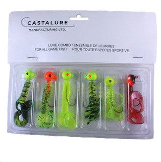 3/8 oz jig - double & single tail grubs, good for all fish species. –  Castalure