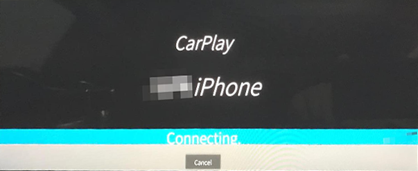 When it shows this interface on your car, and the red light will flash. It means bluetooth is connecting. - carlinkitcarplay.com