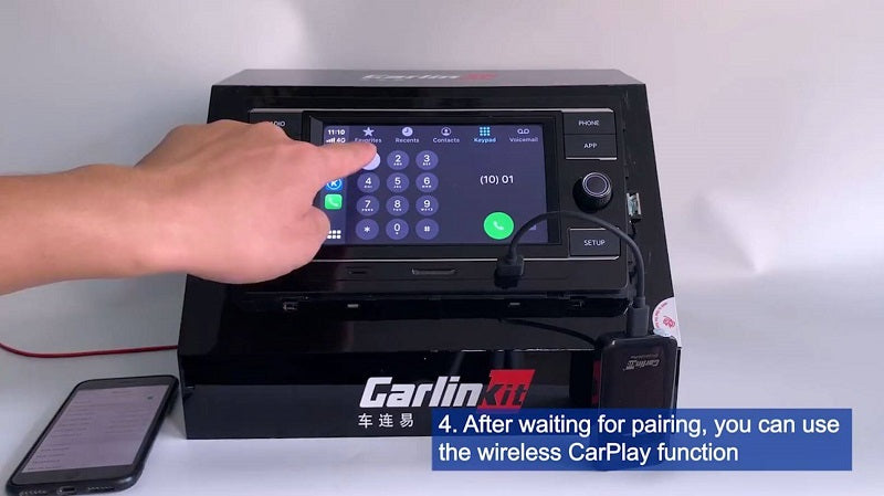 4.After waiting for paiting, you can use the wireless CarPlay function.