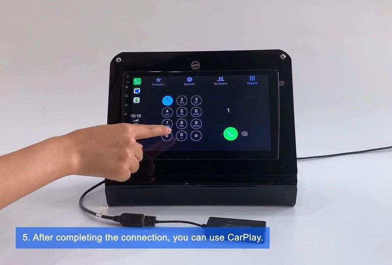 5. After completing the connection, you can use CarPlay.