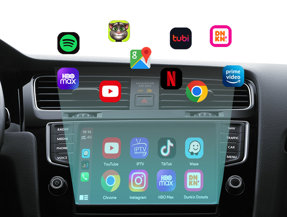 Carlinkit Tbox Plus supports watching videos on the car screen