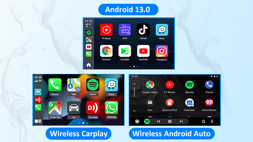 SDM660 CarlinKit CarPlay Ai Box Android 13 TV Box for Netflix Wireless  CarPlay Android Auto 4GLTE