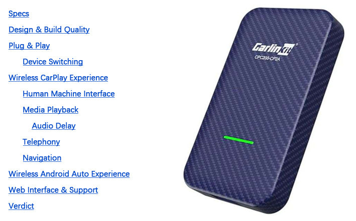 Carlink stands for simplicity and speed - Carlink