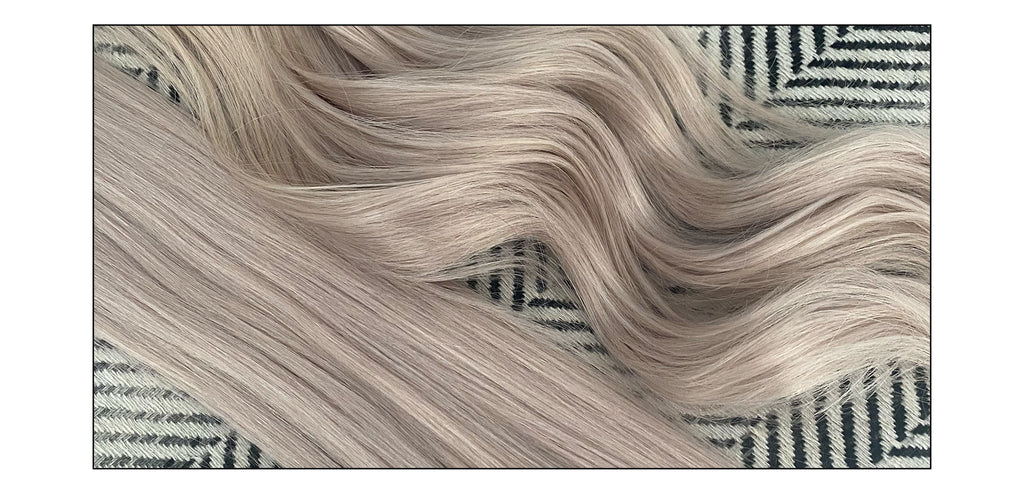 Ash Blonde Silver Hair Extensions