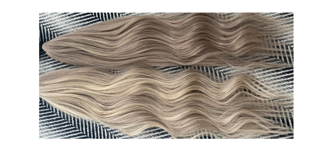 Smoky Ash Blonde Hair Extensions