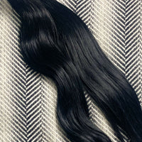 Weft Hair Extensions #1 Jet Black 17”