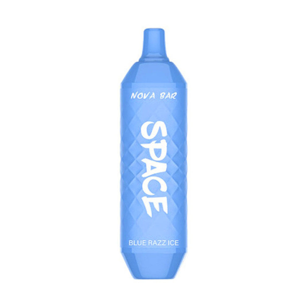 Space Max Nova Bar in Blue Razz Ice flavor