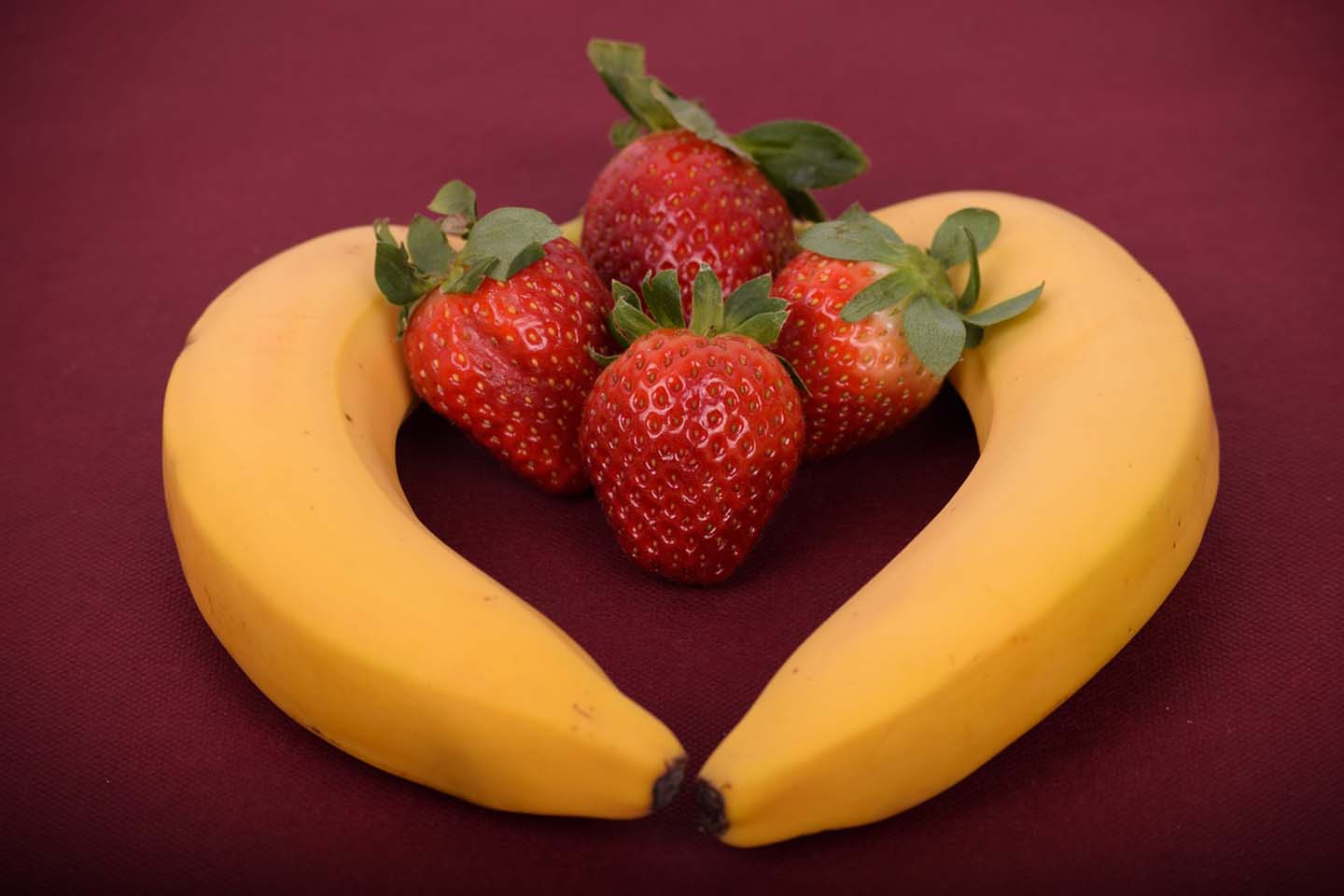 Bananas and strawberries