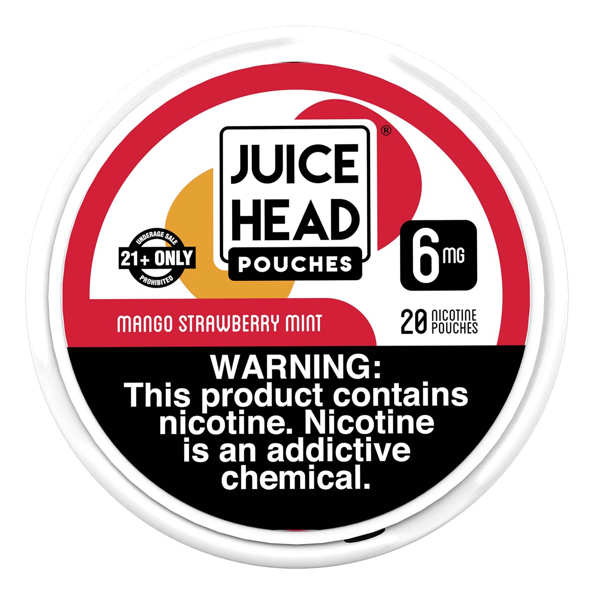 A can of Juice Head nicotine pouches