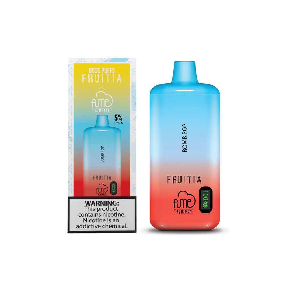 Fruitia x Fume Bomb Pomp disposable vape