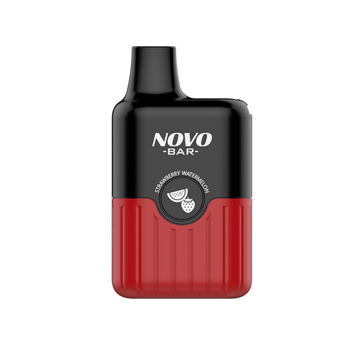 a Smok Novo Bar rechargeable disposable vape in Strawberry Watermelon flavor