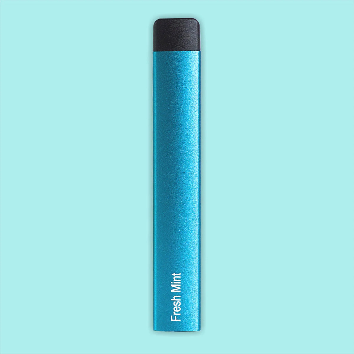 A blue Fresh Mint Ziip Stick vape device against a blue background.