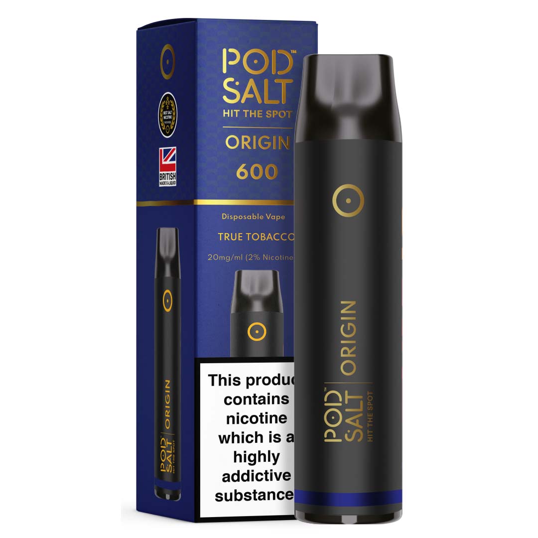 Pod Salt Origin Go 600 True Tobacco