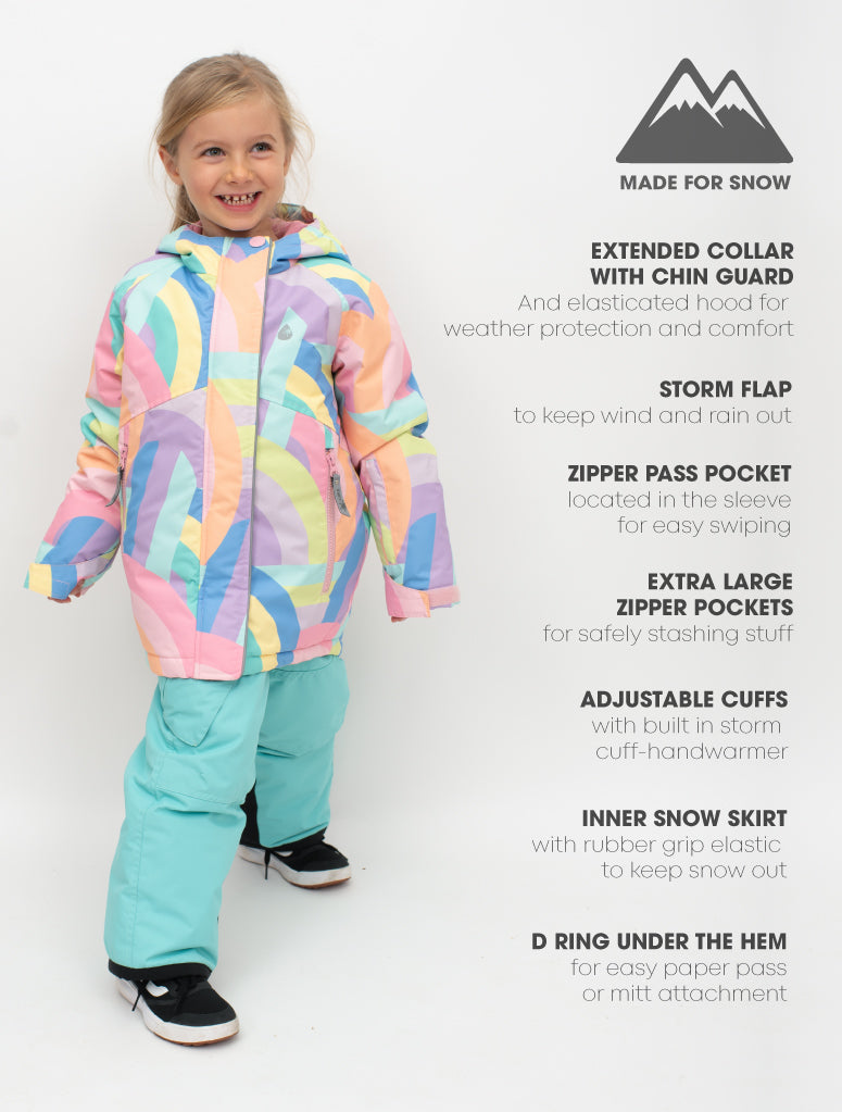 Kids Snowrider Convertible Ski and Snow Pants – Therm Kids USA