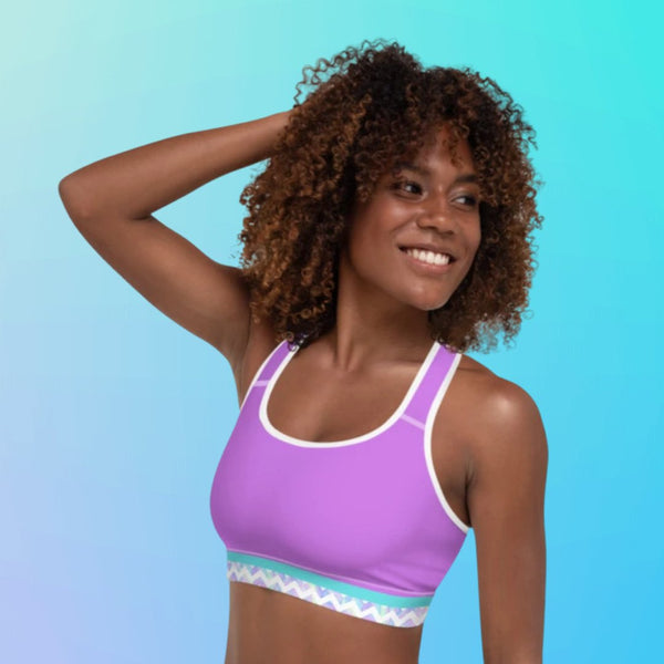 Happy Jungle Nº4 - Women Racerback Sports Bra - High Impact