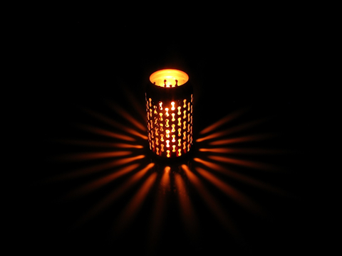 recycled can lantern