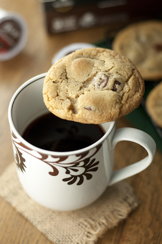 coffee chocolate chip cookies