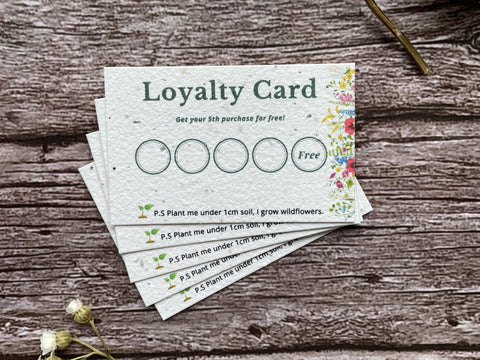 Plantable Loyalty Cards