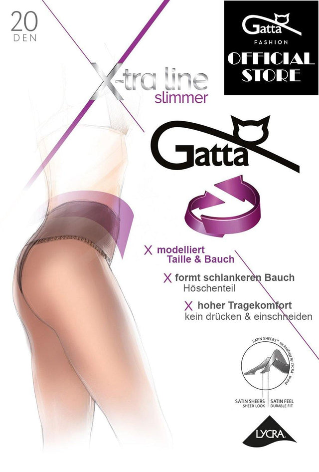 Gatta Beauty - GATTA 20den halterlose FASHION Medica Kompressionsstrümpfe Relax Calze –