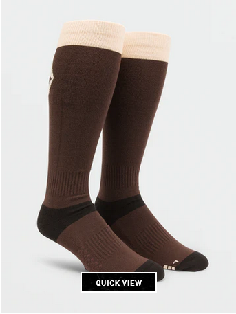 Mens Synth Sock - Brown