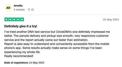 CircleDNA Trust Pilot Review