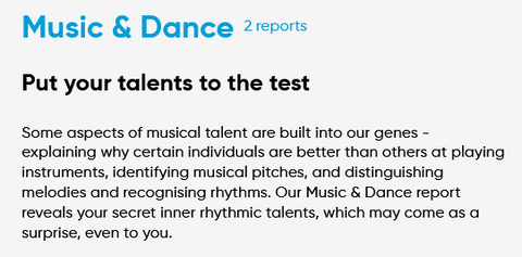 Genetic Music And Dance Abilities