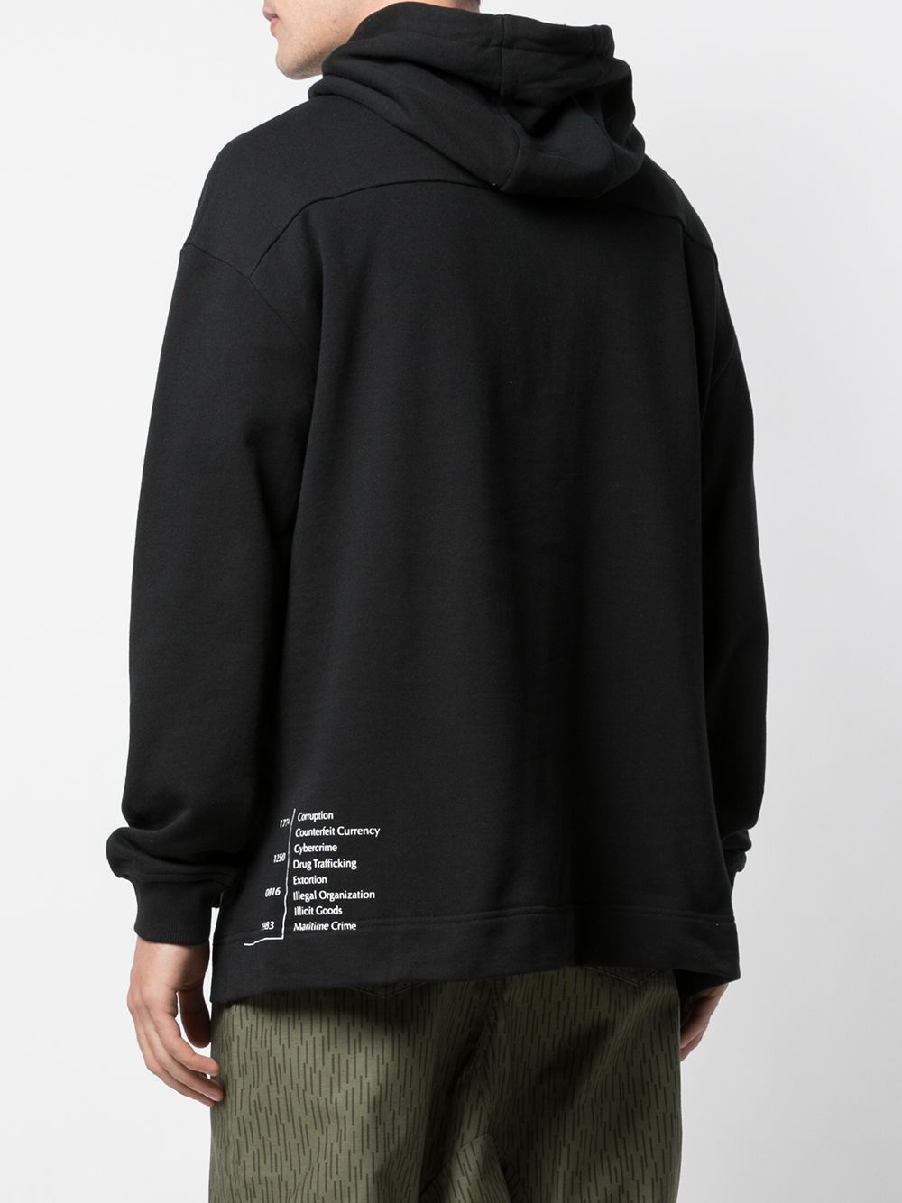 FOLD BACK HOODIE BLACK – Mostly Heard Rarely Seen