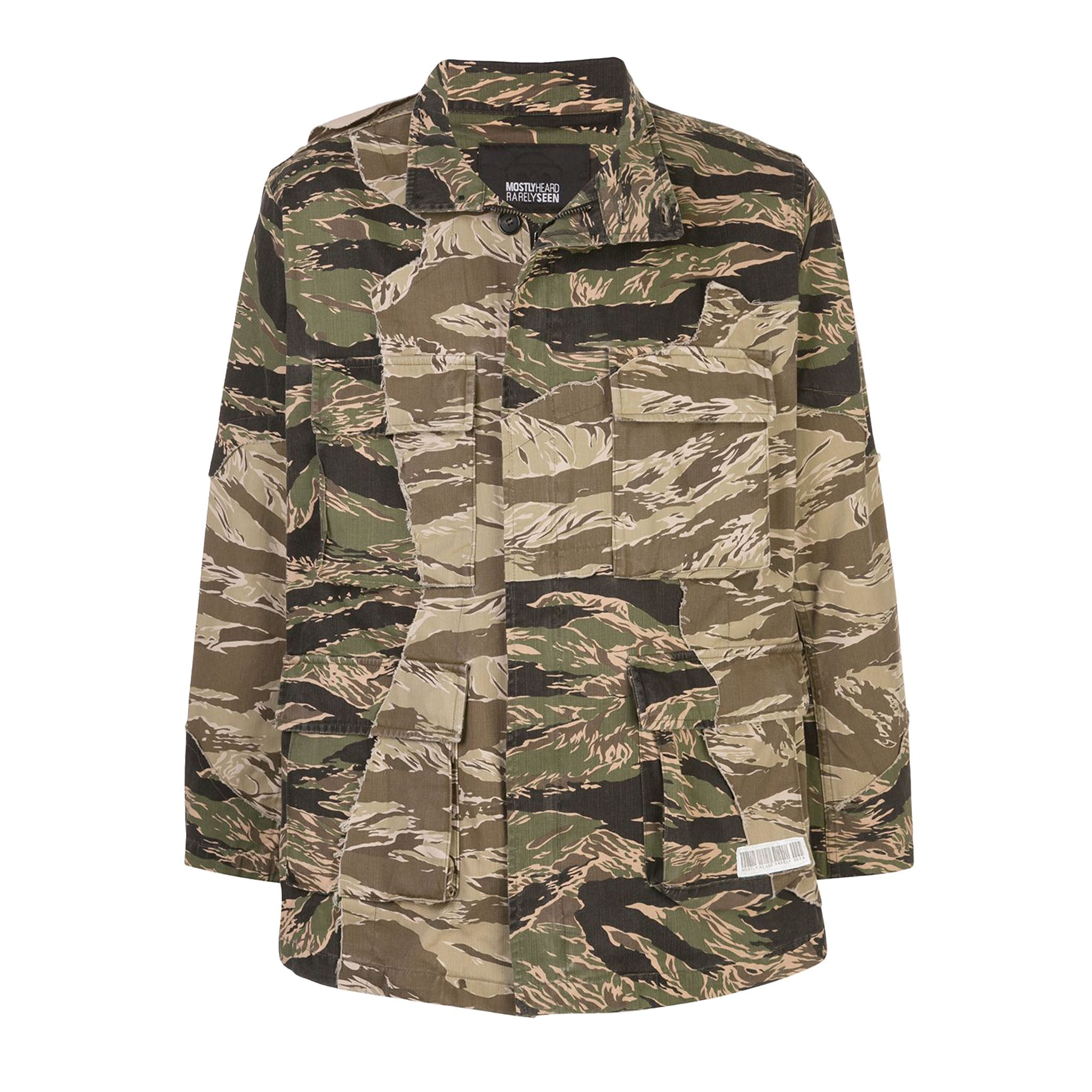 CUT ME UP COMBAT JACKET JUNGLE/DESERT CAMO – Mostly Heard Rarely Seen