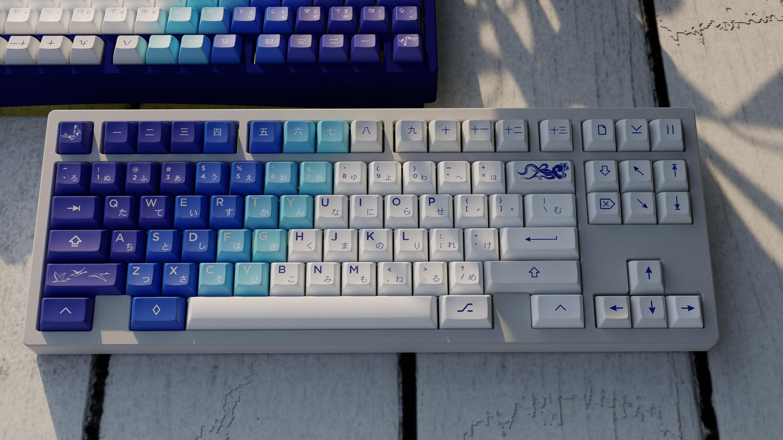 the great wave off kanagawa keycaps