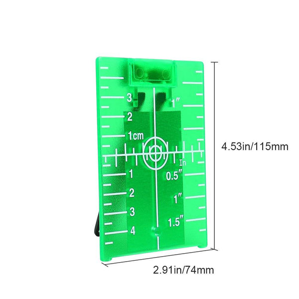 Huepar TP01G Magnetic Floor Laser Target Plate Card for enhanced visibility in bright conditions