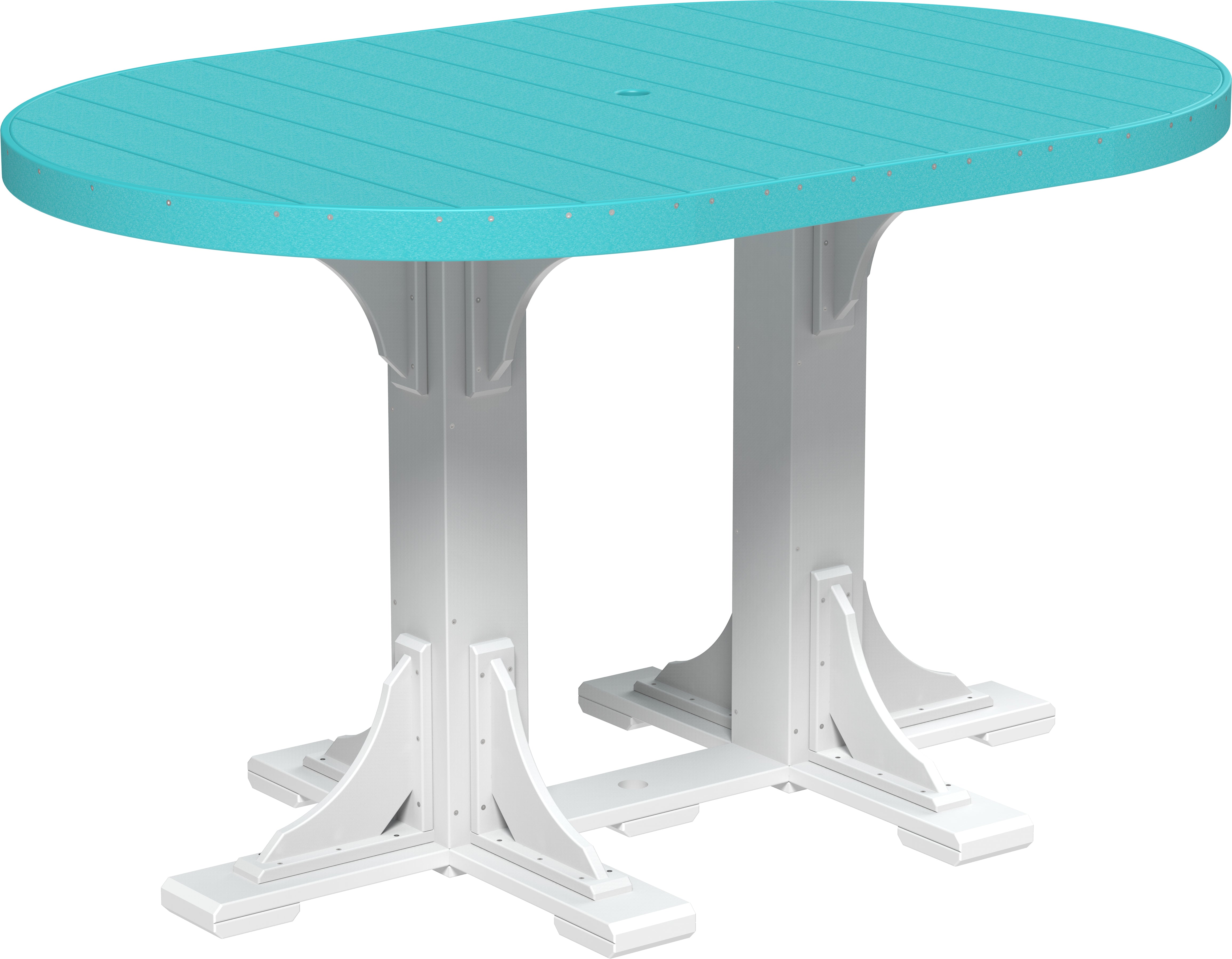 4′ x 6′ Oval Table- Bar Height