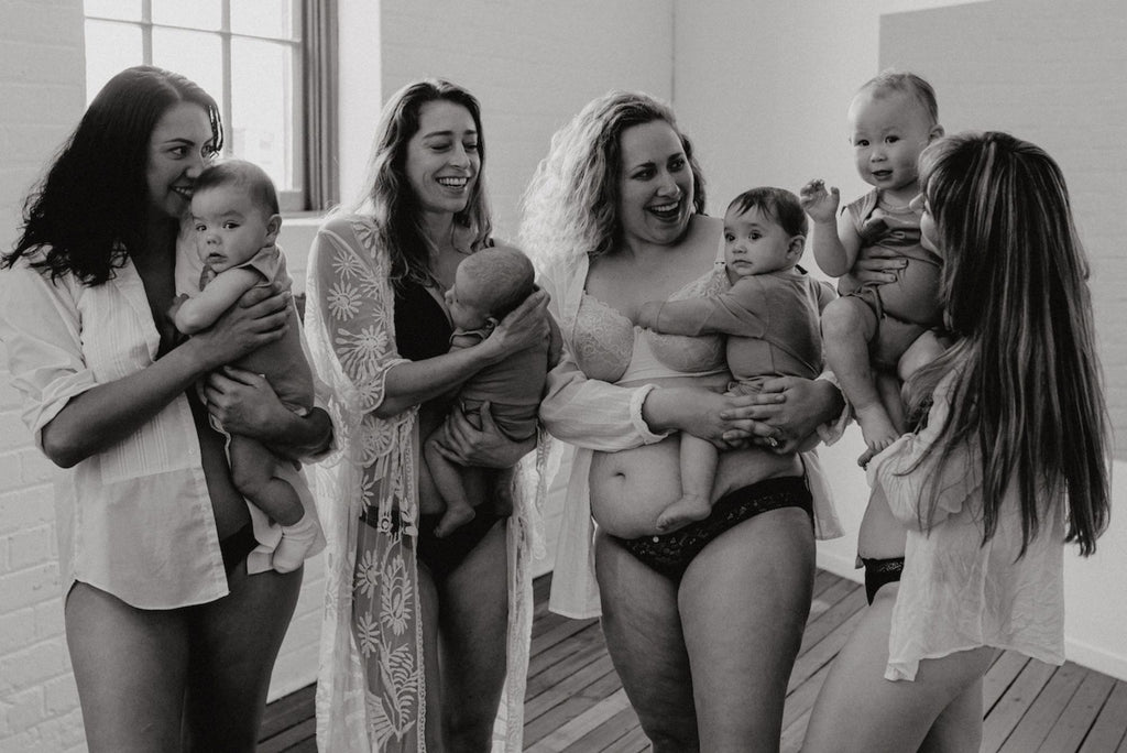 Hotmilk lingerie mums flaunt and celebrate the difference in the beauty of their postpartum bodies and journey, maternity and nursing lingerie designed for all mums