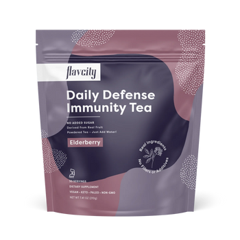 Elderberry Immunity Defense Tea Bag, Front