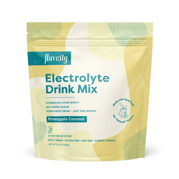 Pineapple Coconut Electrolyte Mix bag, front