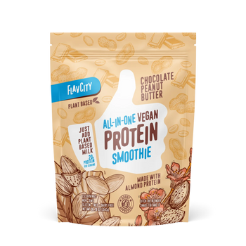 Plant-Based Chocolate Peanut Butter Protein Smoothie bag, Front