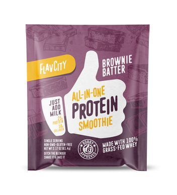 Protein Smoothie Single-Serve Brownie Batter