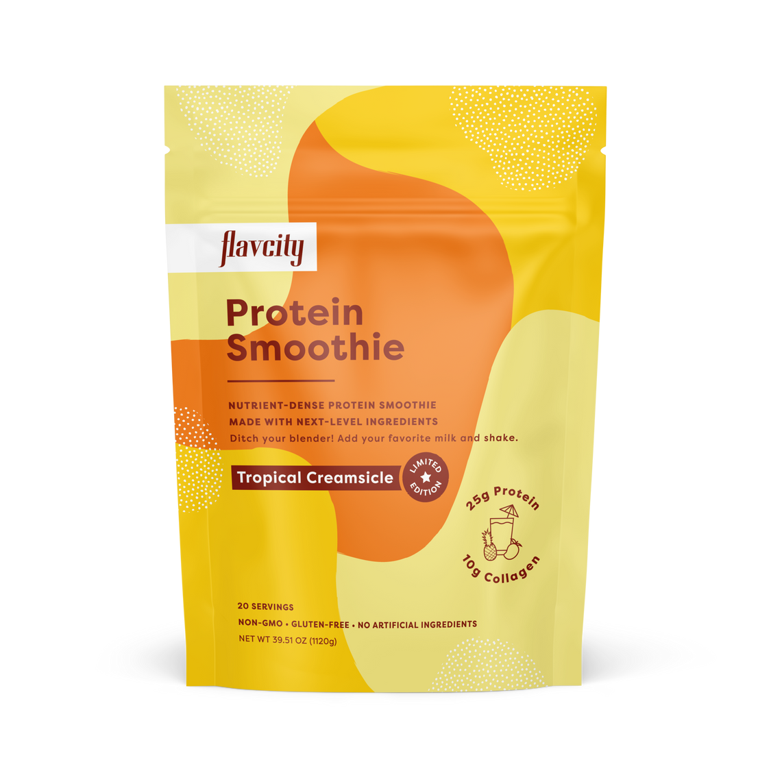 Chocolate Peanut Butter Protein Smoothie · Shop FlavCity