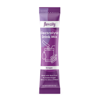 Grape Flavor Electrolyte Drink Mix single serve stick