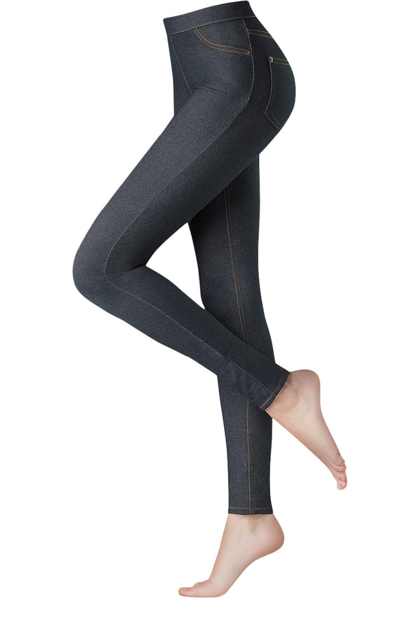 Victoire Skinny Fit Shiny Wet Look Leggings Pants – Legluxe