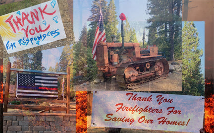 Thank you firefighters and first responders! Photo by Darby Patterson