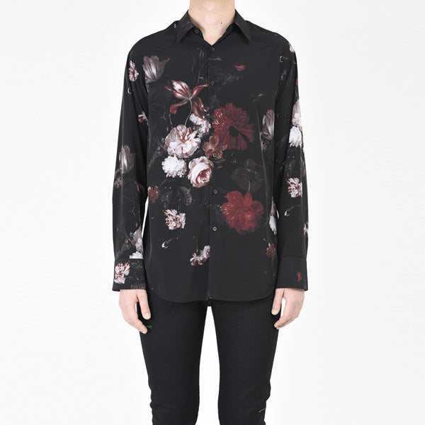 LAD MUSICIAN DECHINE STANDARD SHIRT INKJET FLOWER 2118-105 「Area」