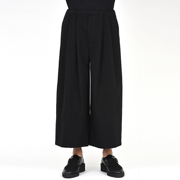 LAD MUSICIAN 2tuck wide cropped pants | www.myglobaltax.com