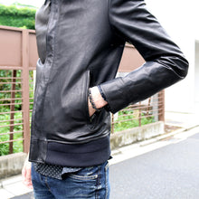 ラウンジリザード OIL WAX CALF LEATHER BLOUSON 未着用品 usvalueetf.com