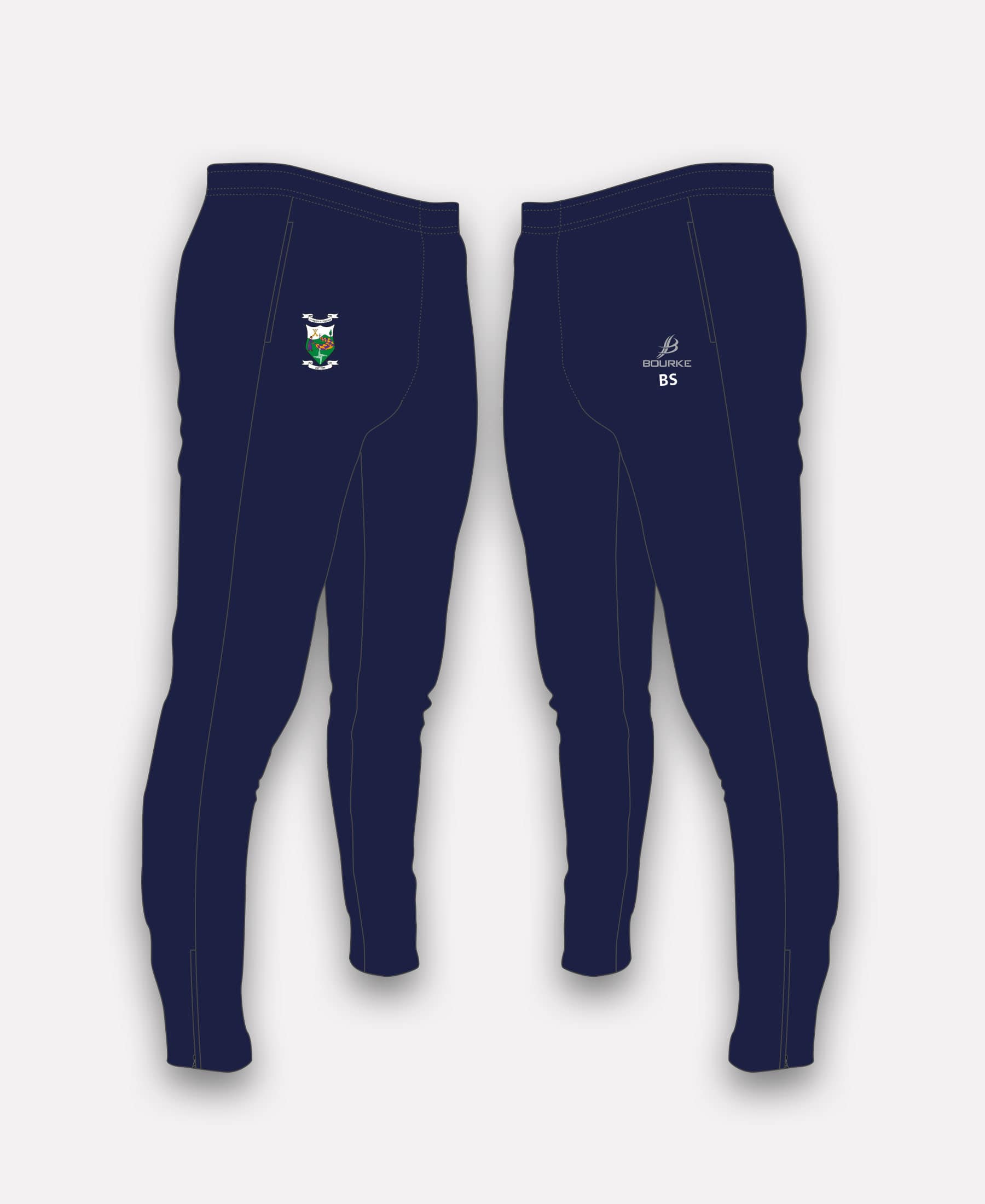 St Brigids Camogie (Laois) BARR Skinny Pants (Navy) - Bourke Sports COM Website product image