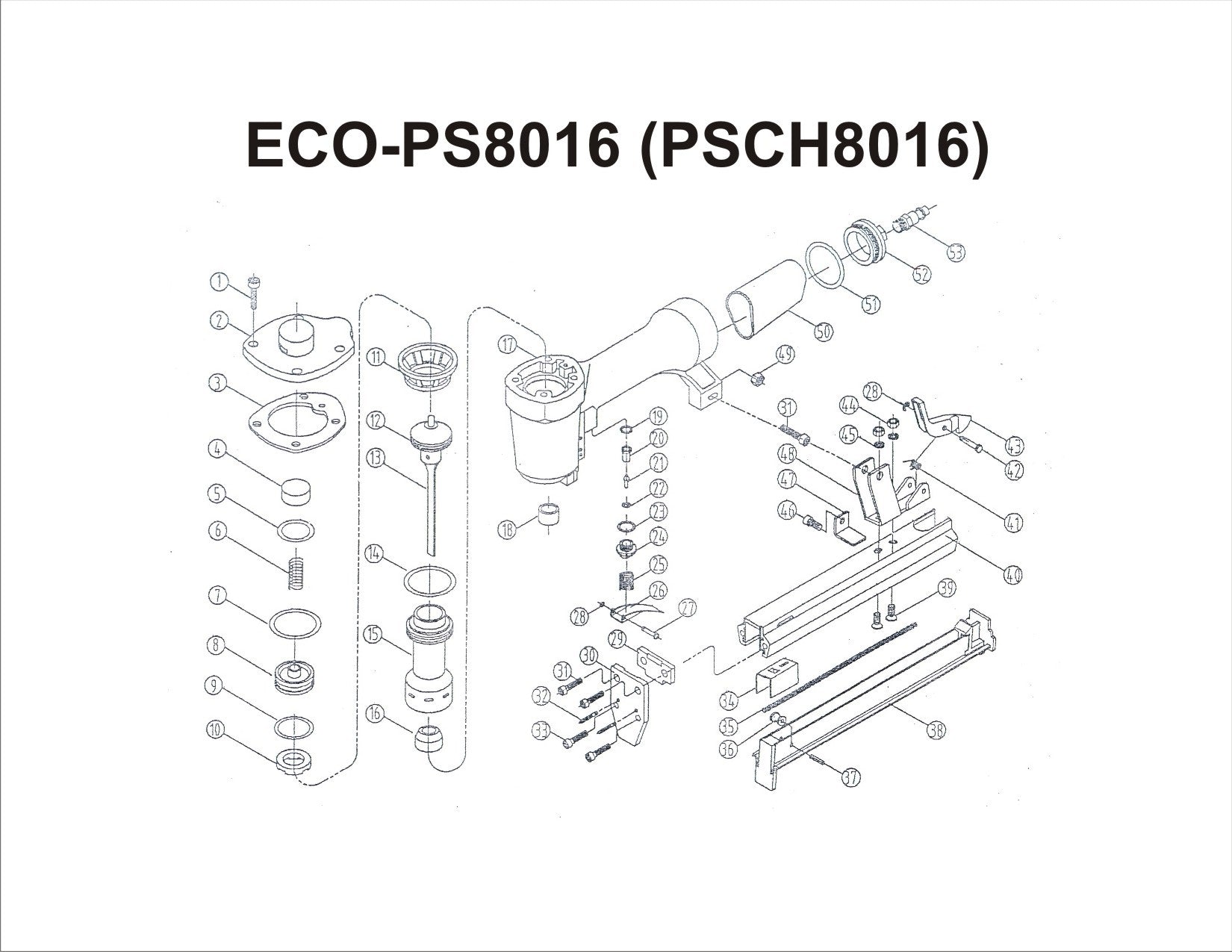PNEUMATIC STAPLER KAYMO ECO-8016 - Kaymo Fastener Company