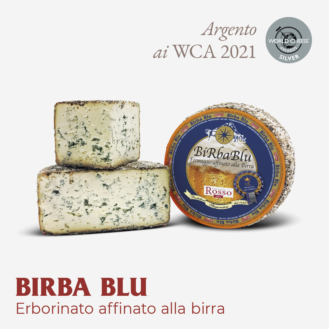 medaglia argento formaggio birba blu erborinato birra caseificio rosso