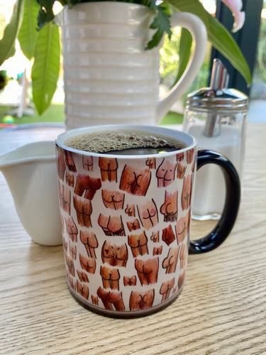 Unravel the surprise of this magic mug with hot water