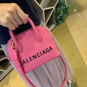 pink balenciaga ville bag