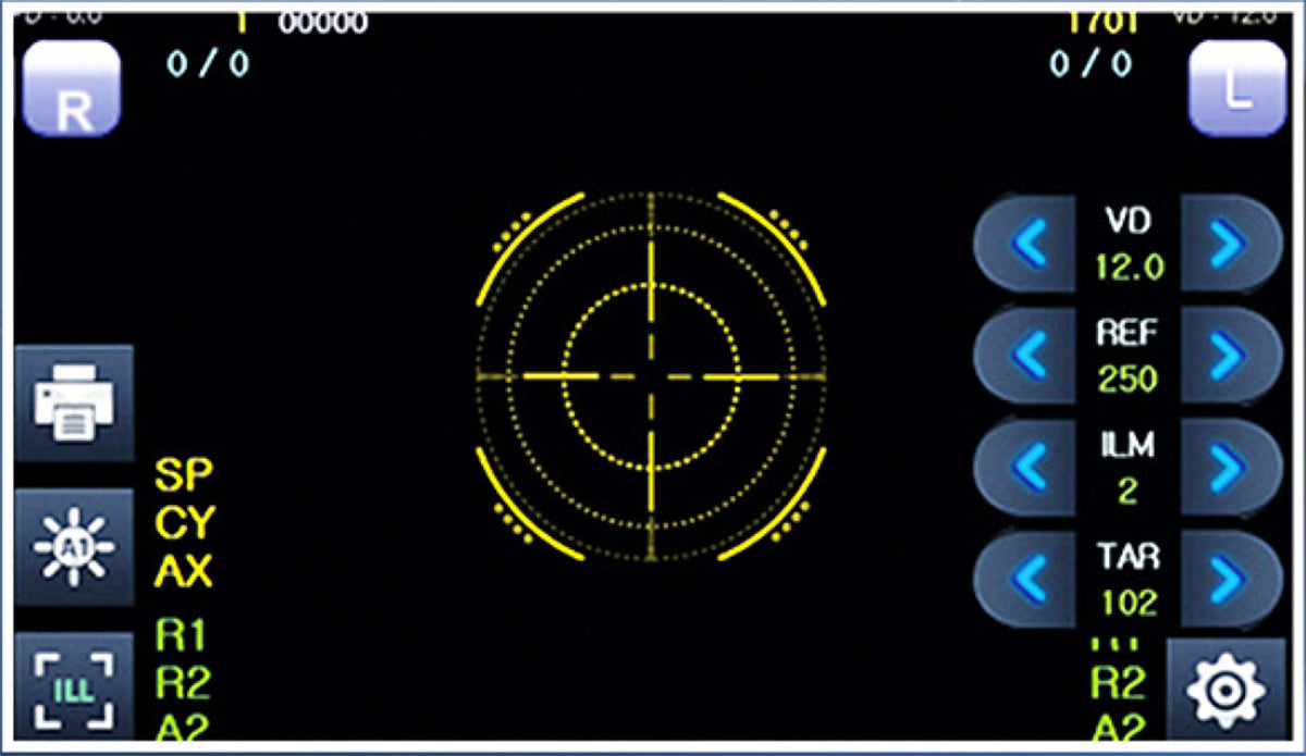 autorefractor keratometer erk-9000 a