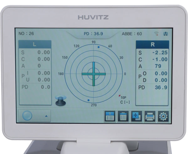 hlm-9000 lensmeter huvitz - us ophthalmic